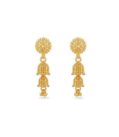 Gold Plated Elegant Touch Jhumka Earrings
