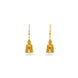 Gold Plated Traditional Dome Drop Jhumka Earrings