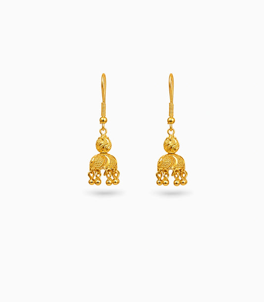 Gold Plated Must-Have Jhumka Earrings