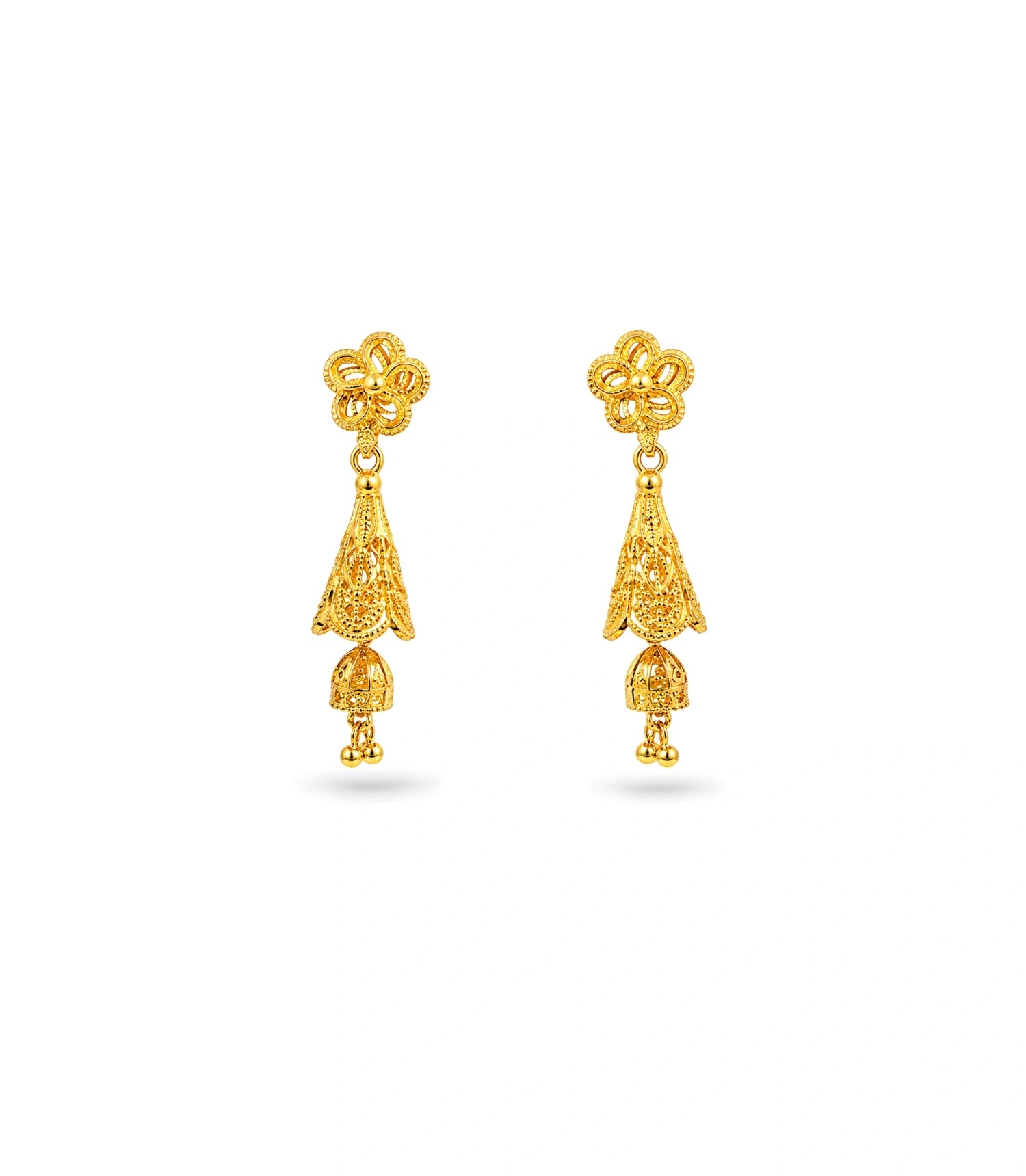 Gold Plated Trending Jhumka Earrings