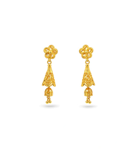 Gold Plated Trending Jhumka Earrings