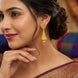 Gold Plated Serene Traditional Jhumka Earrings