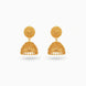 Gold Plated Golden Traditional Jhumka Earrings