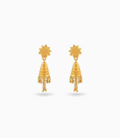 Gold Plated Sweet Traditional Jhumka Earrings
