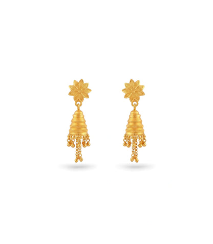 Gold Plated Sweet Traditional Jhumka Earrings