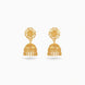 Gold Plated Precious Traditional Jhumka Earrings