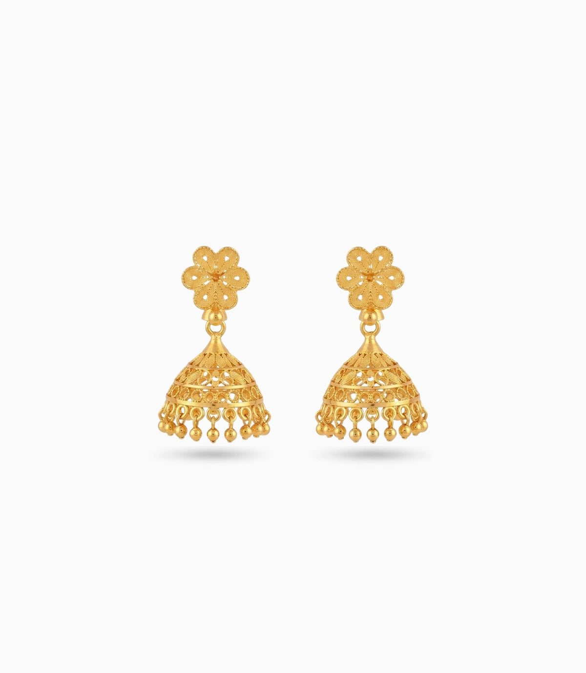 Gold Plated Festive Traditional Jhumka Earrings