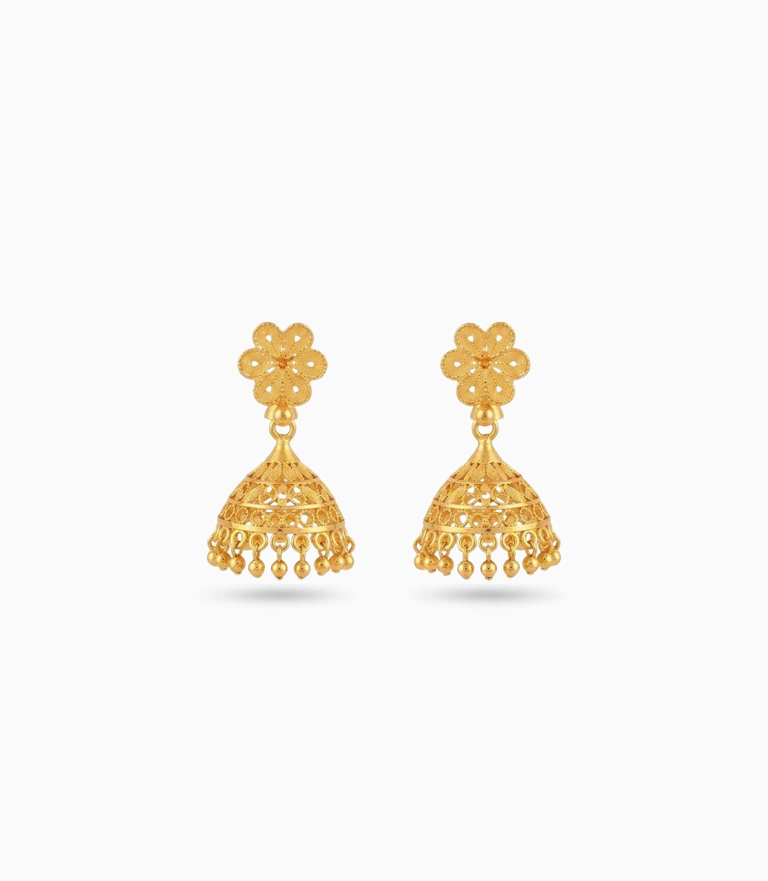 Gold Plated Festive Traditional Jhumka Earrings