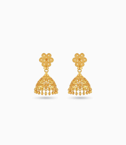 Gold Plated Festive Traditional Jhumka Earrings