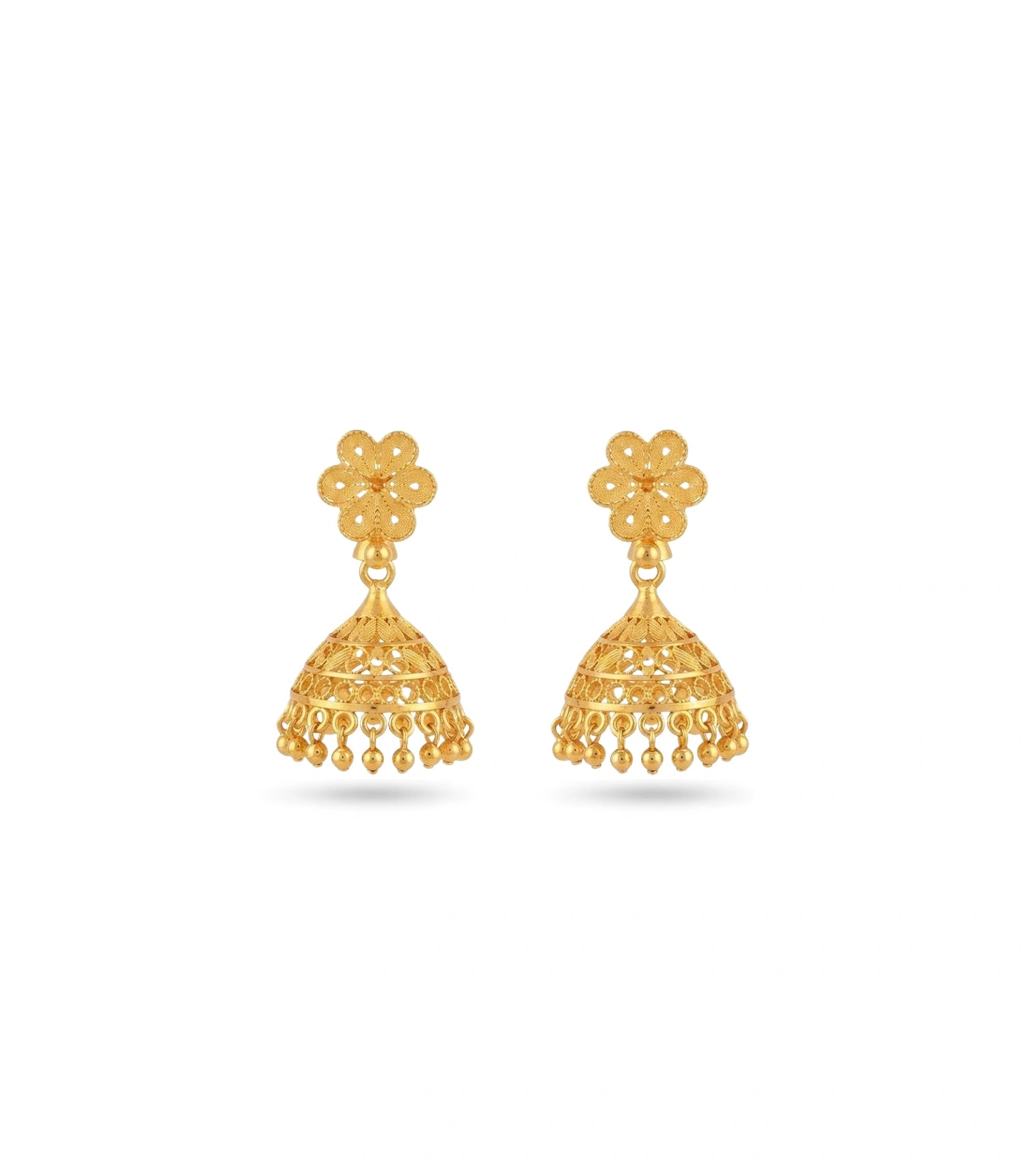 Gold Plated Festive Traditional Jhumka Earrings
