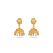 Gold Plated Casual Traditional Jhumka Earrings