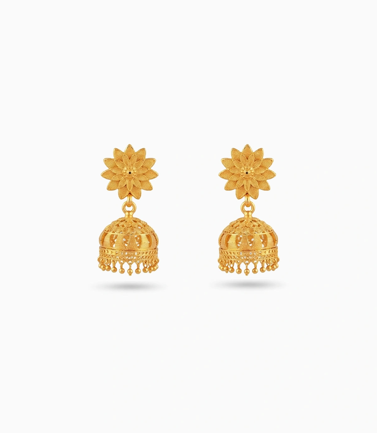 Gold Plated Must-Have Traditional Jhumka Earrings