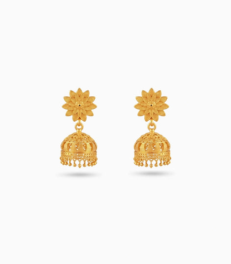 Gold Plated Must-Have Traditional Jhumka Earrings