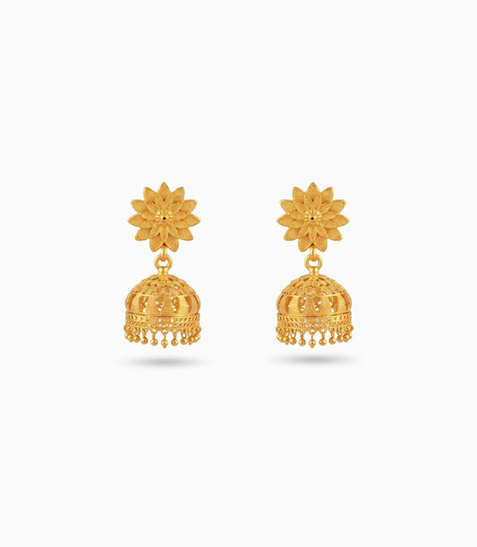 Gold Plated Must-Have Traditional Jhumka Earrings