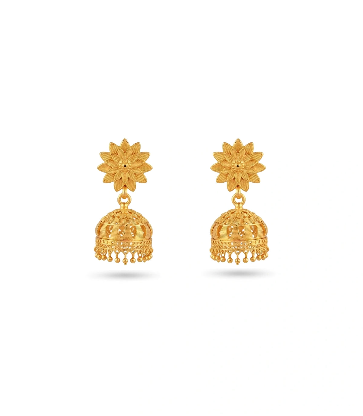 Gold Plated Must-Have Traditional Jhumka Earrings