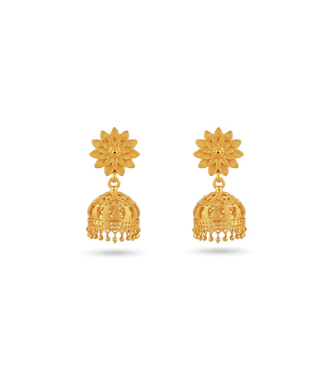 Gold Plated Must-Have Traditional Jhumka Earrings
