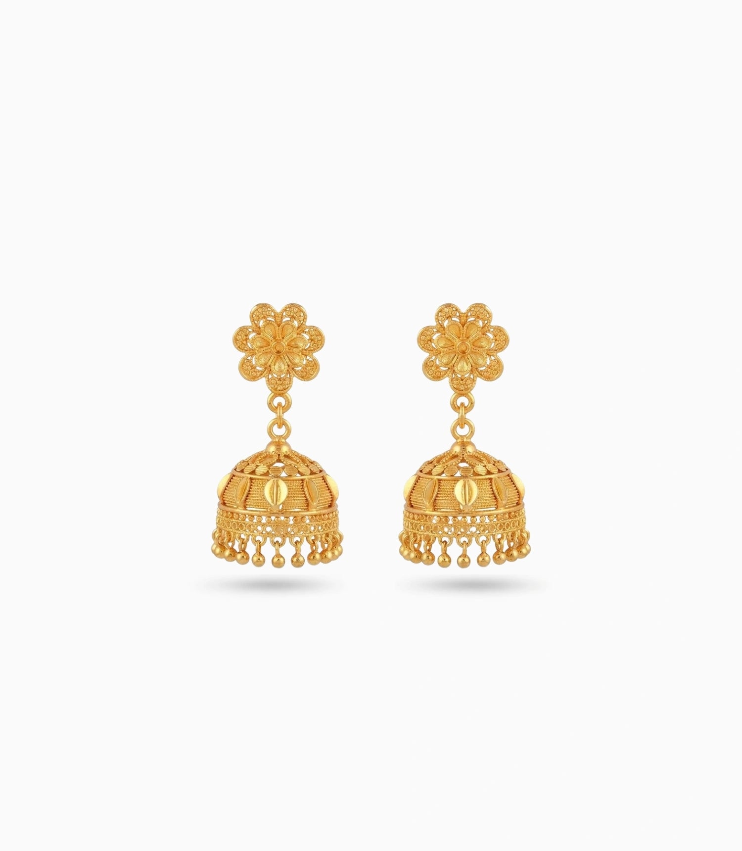 Gold Plated Bestseller Traditional Jhumka Earrings