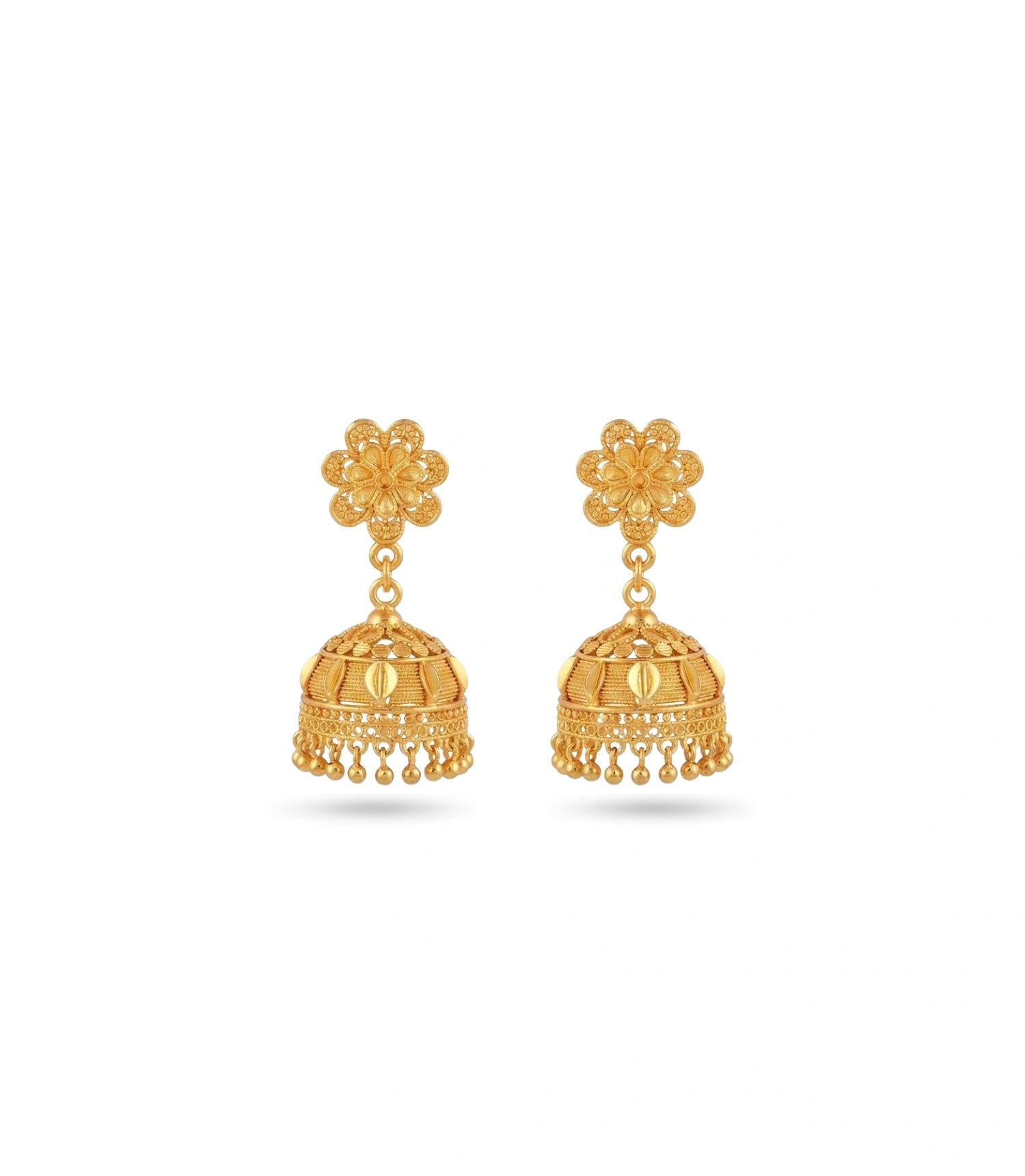 Gold Plated Bestseller Traditional Jhumka Earrings
