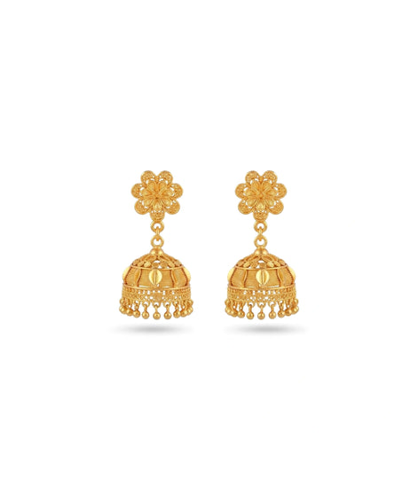 Gold Plated Bestseller Traditional Jhumka Earrings