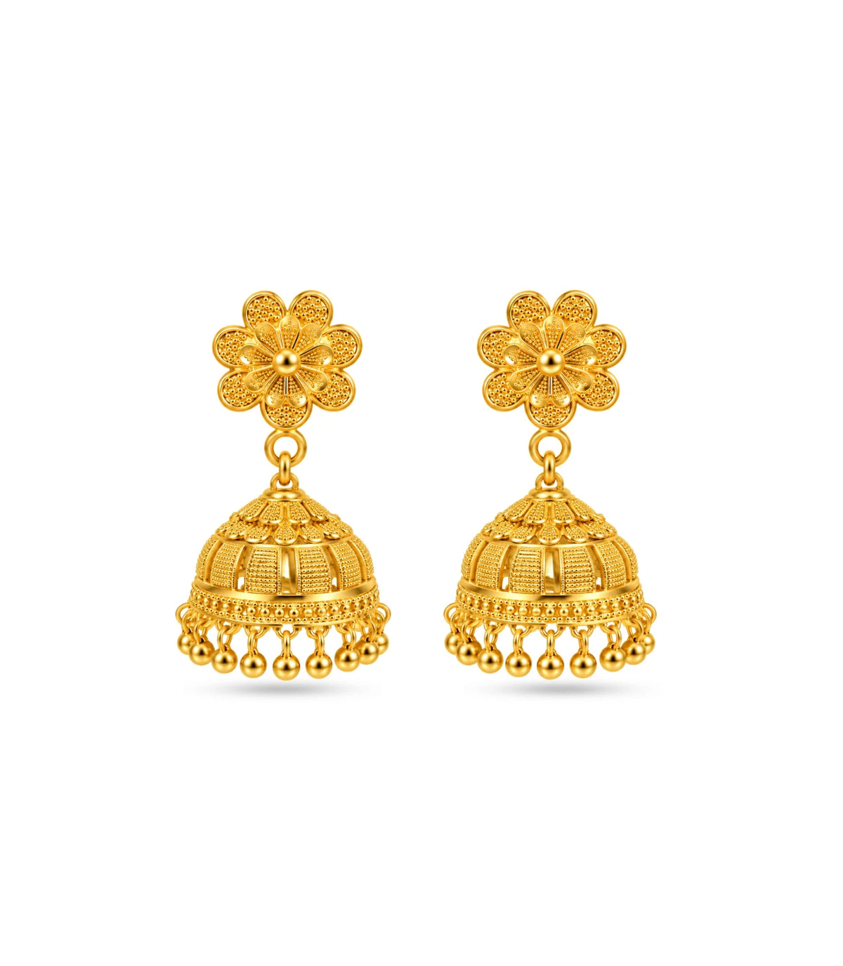 Gold Plated Bestseller Traditional Jhumka Earrings