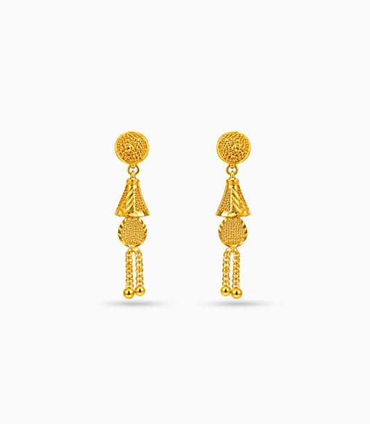 Gold Plated New Traditional Jhumka Earrings
