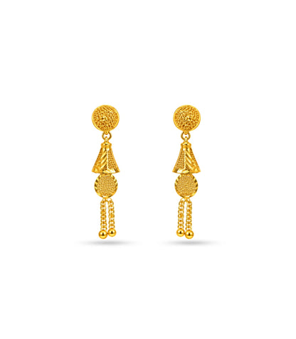 Gold Plated New Traditional Jhumka Earrings