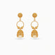 Gold Plated Ethnic Mini Ring Jhumka Earrings