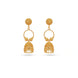 Gold Plated Ethnic Mini Ring Jhumka Earrings