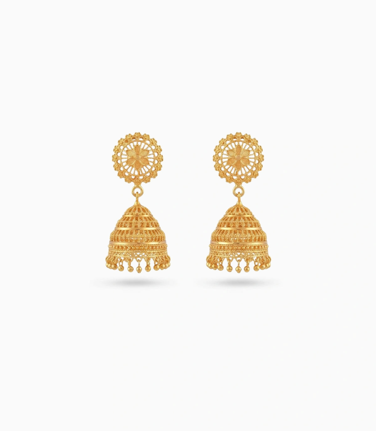 Gold Plated Ethnic Premium Jhumka Earrings