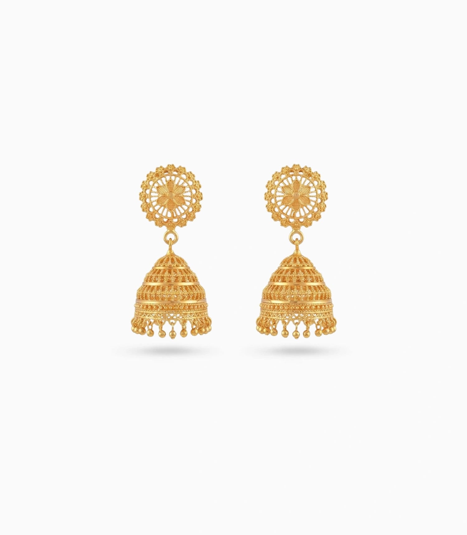 Gold Plated Ethnic Premium Jhumka Earrings