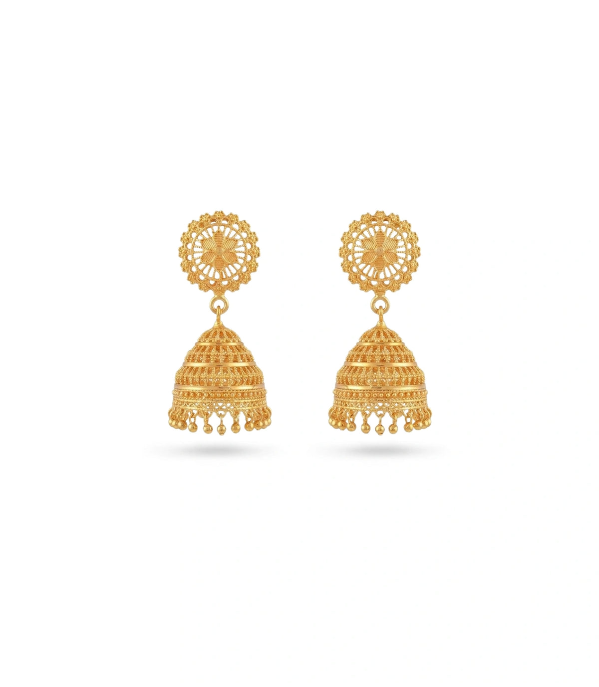 Gold Plated Ethnic Premium Jhumka Earrings