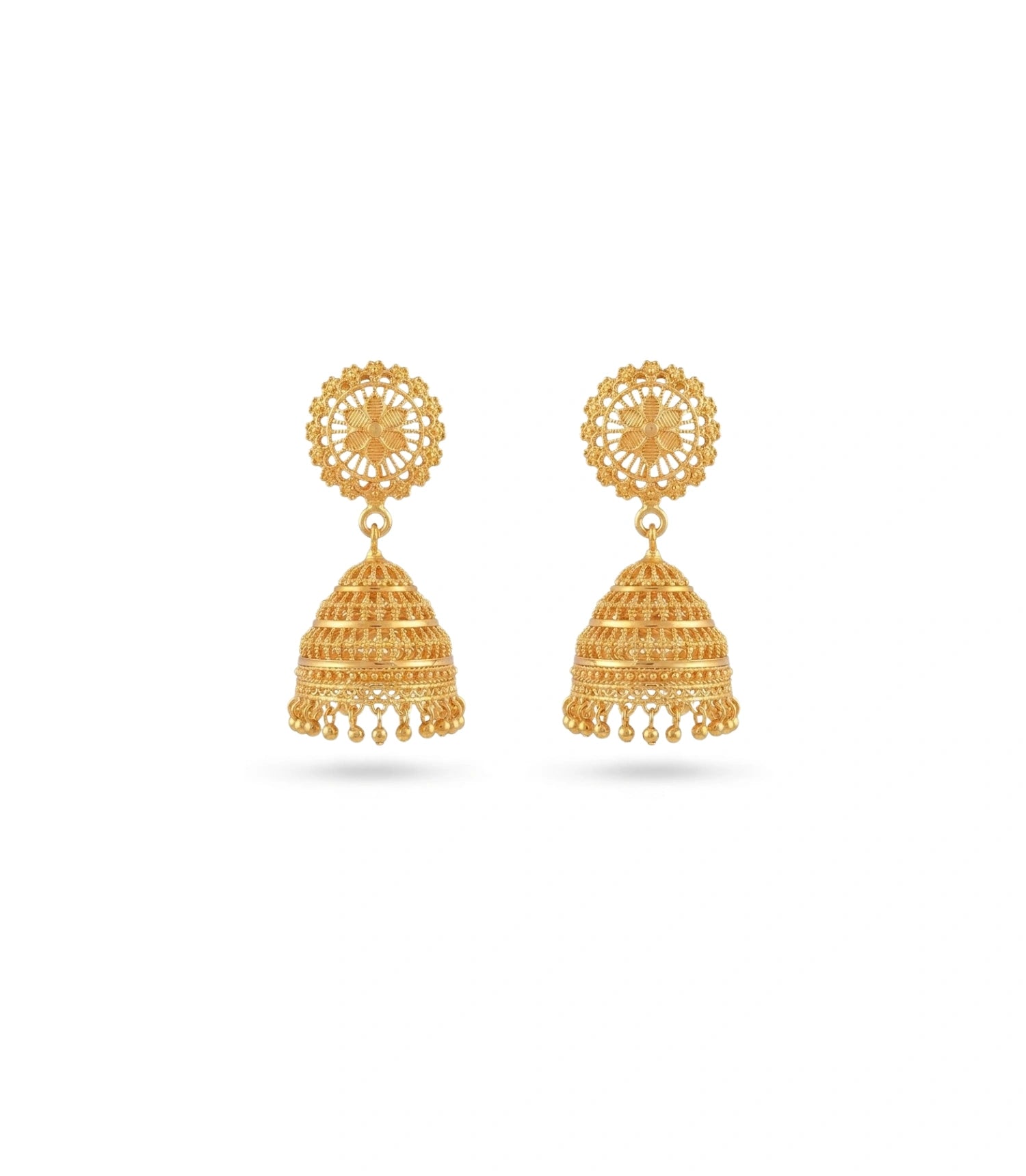 Gold Plated Ethnic Premium Jhumka Earrings