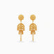 Gold Plated Ethnic Wedding Wear Jhumka Earrings