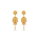 Gold Plated Ethnic Wedding Wear Jhumka Earrings