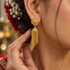 Gold Plated Ethnic Radiant Jhumka Earrings