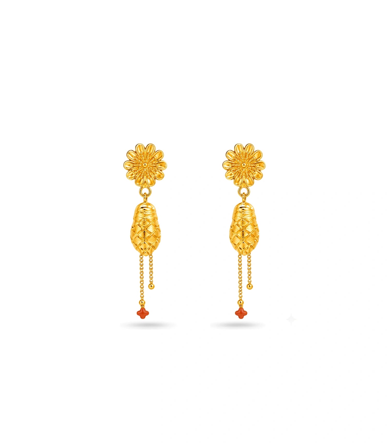 Gold Plated Ethnic Regal Jhumka Earrings