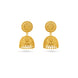 Gold Plated Ethnic Majestic Jhumka Earrings