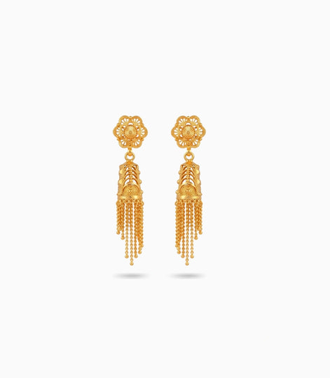 Gold Plated Ethnic Luxury Jhumka Earrings