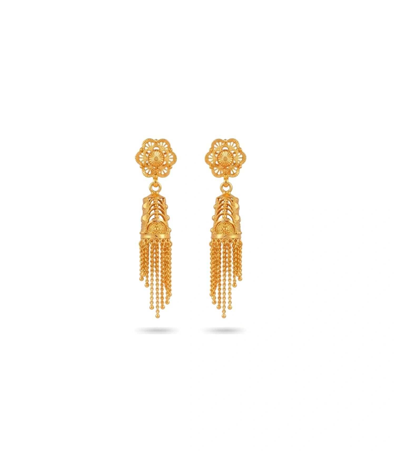 Gold Plated Ethnic Luxury Jhumka Earrings