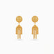 Gold Plated Ethnic Deluxe Jhumka Earrings