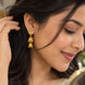 Gold Plated Ethnic Polished Jhumka Earrings