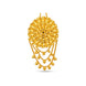 Gold Plated Ethinic Hair Brooch