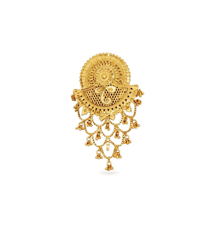 Gold Plated Timeless Hair Brooch