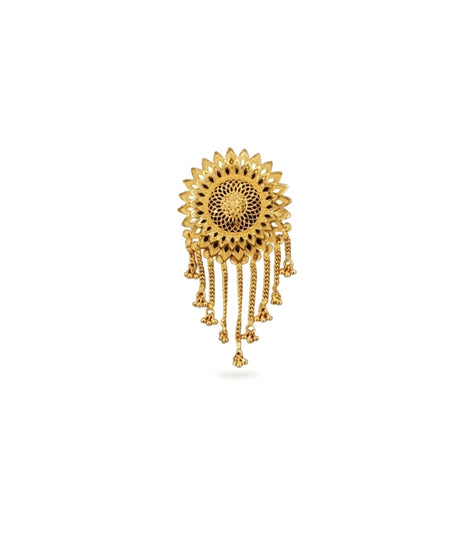 Gold Plated Graceful Hair Brooch