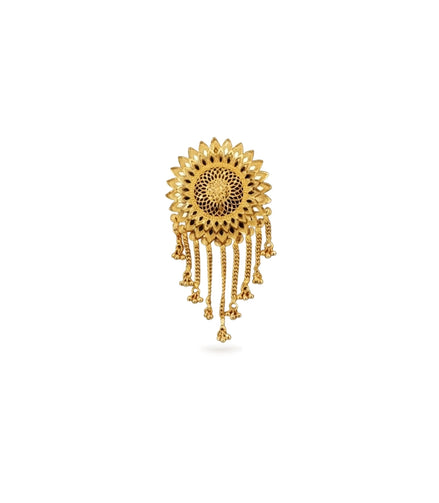 Gold Plated Graceful Hair Brooch