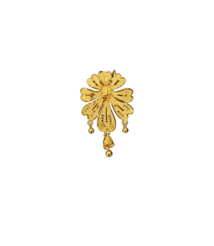 Gold Plated Refined Hair Brooch