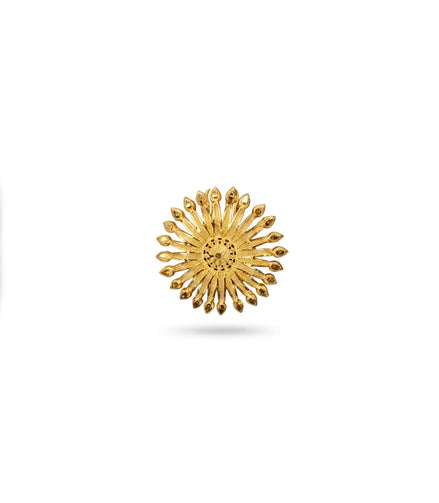 Gold Plated Sophisticated Hair Brooch