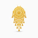 Gold Plated Traditional Hair Brooch
