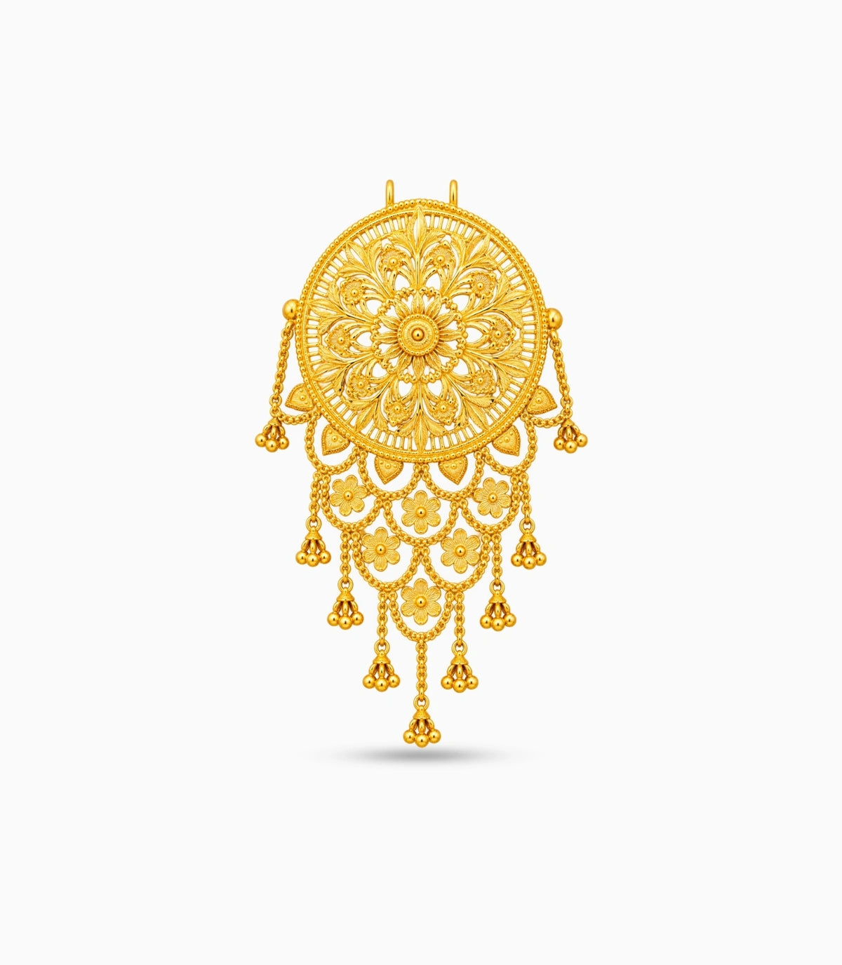 Gold Plated Traditional Hair Brooch