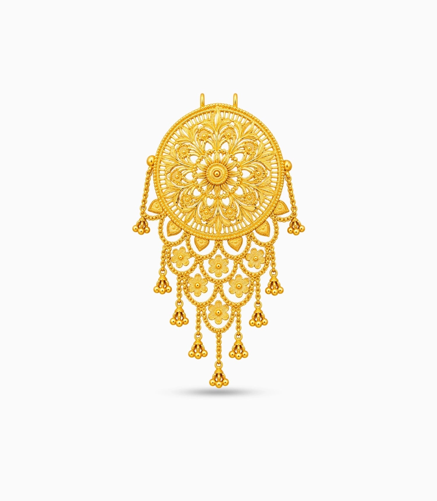 Gold Plated Traditional Hair Brooch
